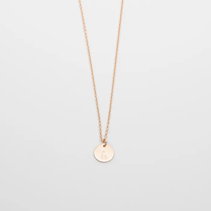 fejn KS shiny disc necklace ML personalized Necklaces