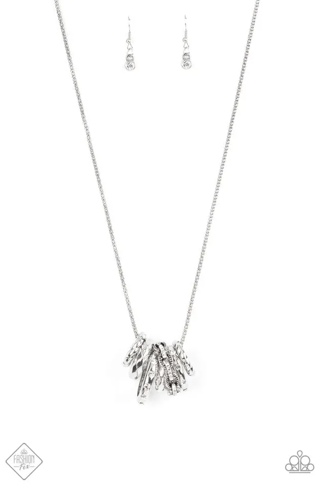 Necklaces Paparazzi Jewelry Paparazzi Necklace Audacious Attitude White