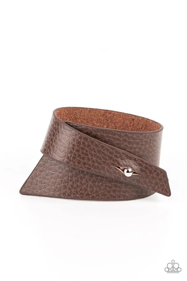 Paparazzi Bracelet PIECE Offering Brown Paparazzi Jewelry Bracelets