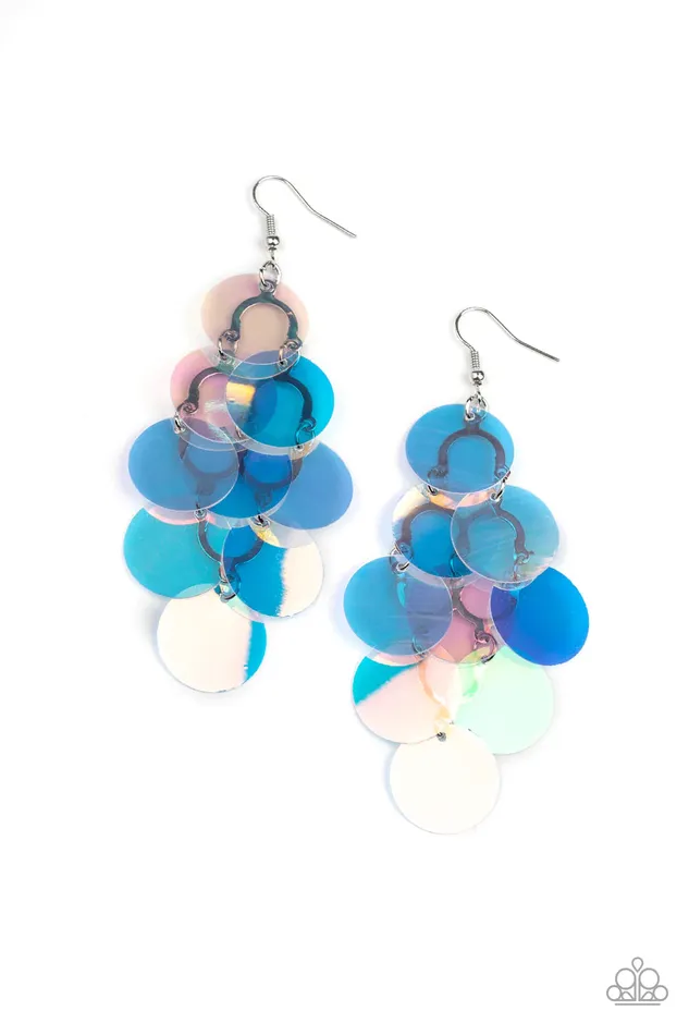 Paparazzi Earring Mermaid Shimmer Multi Paparazzi Jewelry Earrings