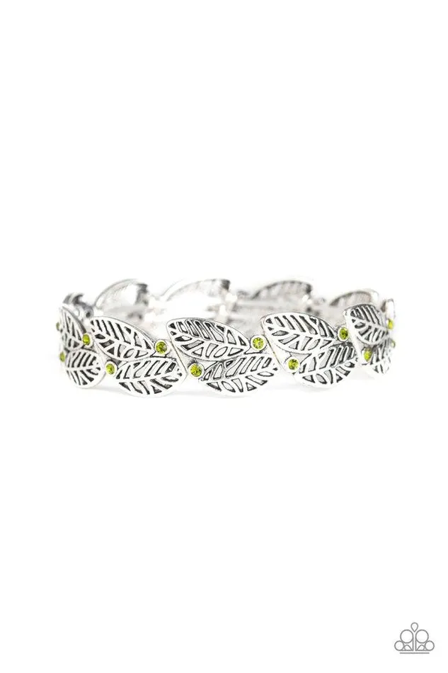 Paparazzi Jewelry Bracelets Paparazzi Bracelet Fall Flair Green