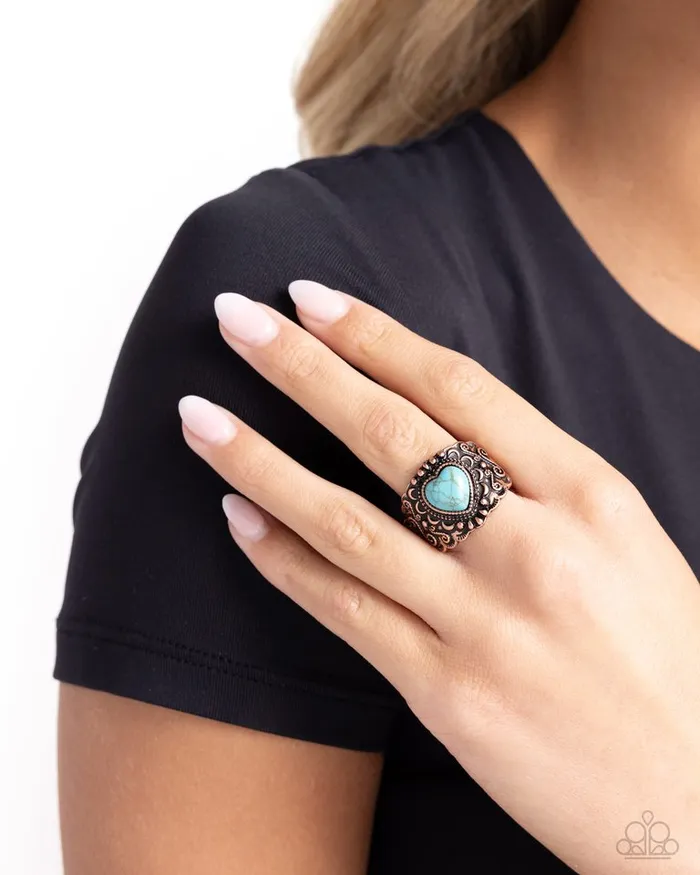 Paparazzi Jewelry Rings Paparazzi Ring Harmonious Hype Copper