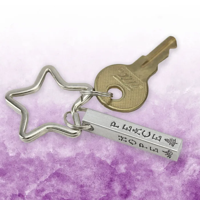 Base Metal Star Split Ring Key Ring 335mm Pack of 5 ES Rings