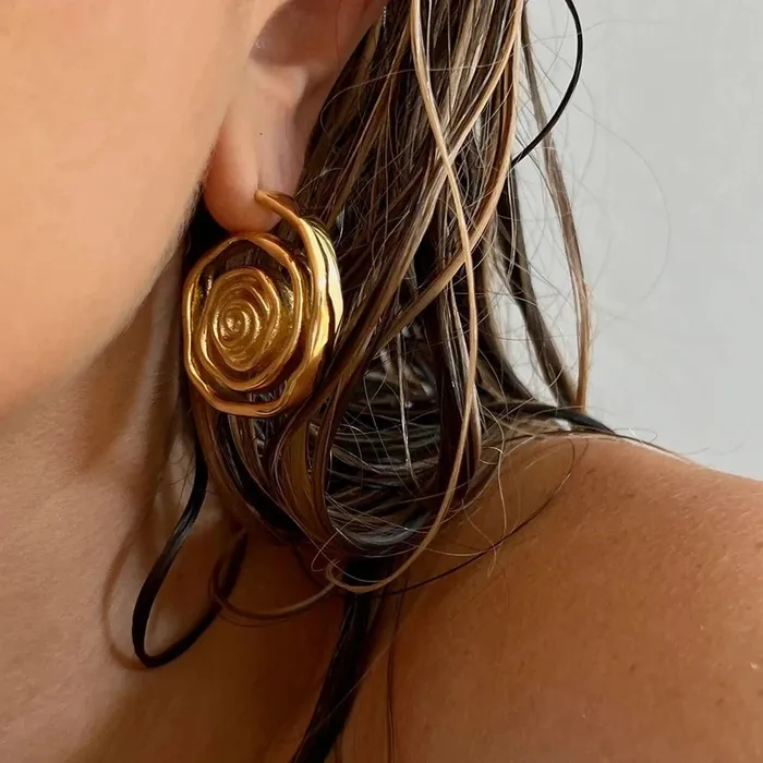 Circles Spiral Earrings Mabel Love Co Earrings