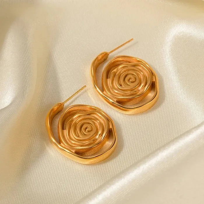 Circles Spiral Earrings Mabel Love Co Earrings