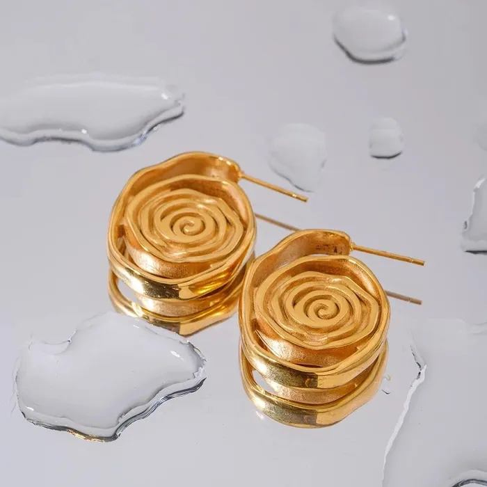 Circles Spiral Earrings Mabel Love Co Earrings