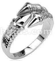 Rings Tulsa Body Jewelry Stainless Dragon Claw Ring