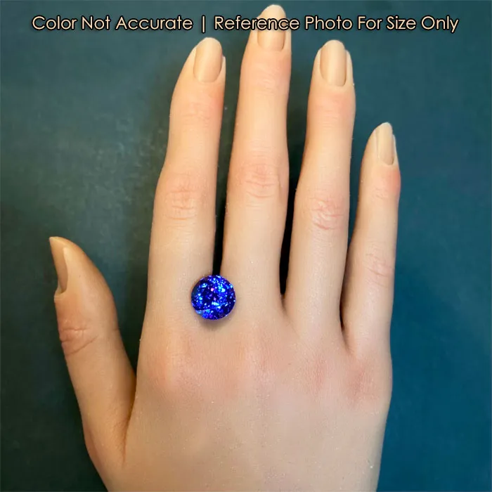 Rings vendorunknown Round Brilliant Cut Tanzanite 936 Carats