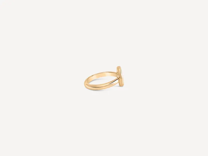 SAMPLE SALE Forma Coin Ring Brass Sheena Marshall Rings