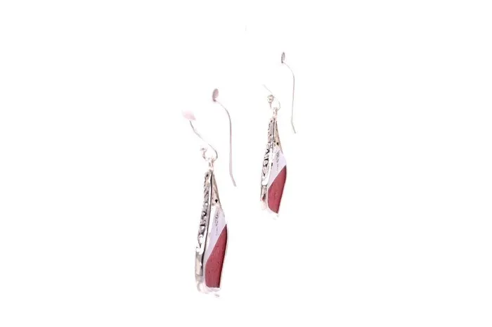 Samuel B Earrings Ornate Earrings Coral
