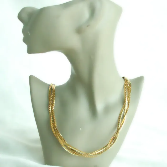 Trio Twisted Necklace Upakarna Necklaces